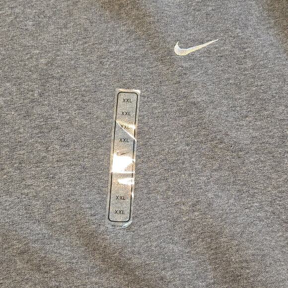 Nike Hoodie Mens XXL Gray Long Sleeve Active Sportswear Workout Athletic NWT - Picture 4 of 9